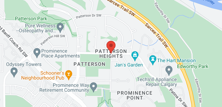 map of 94 PATTERSON HL SW
